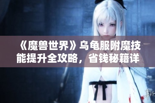 《魔兽世界》乌龟服附魔技能提升全攻略，省钱秘籍详解