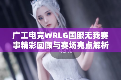 广工电竞WRLG国服无我赛事精彩回顾与赛场亮点解析