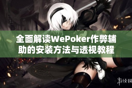 全面解读WePoker作弊辅助的安装方法与透视教程