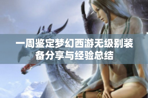 一周鉴定梦幻西游无级别装备分享与经验总结