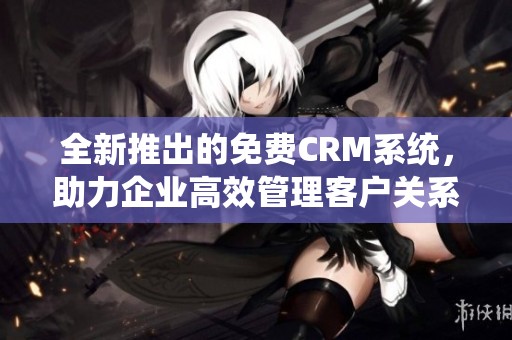 全新推出的免费CRM系统，助力企业高效管理客户关系