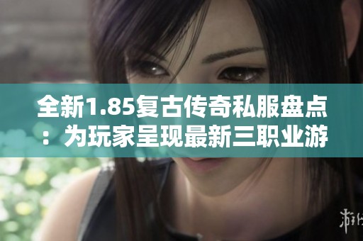 全新1.85复古传奇私服盘点：为玩家呈现最新三职业游戏体验