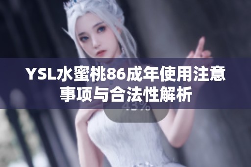 YSL水蜜桃86成年使用注意事项与合法性解析