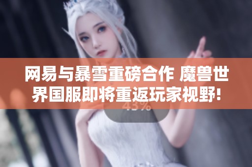 网易与暴雪重磅合作 魔兽世界国服即将重返玩家视野!