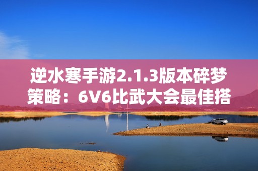 逆水寒手游2.1.3版本碎梦策略：6V6比武大会最佳搭配推荐攻略