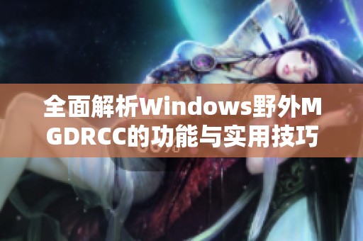 全面解析Windows野外MGDRCC的功能与实用技巧