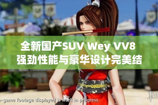 全新国产SUV Wey VV8 强劲性能与豪华设计完美结合