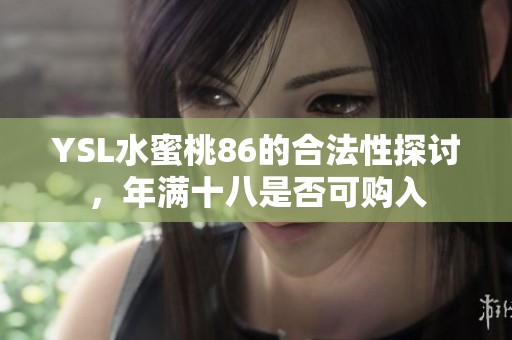 YSL水蜜桃86的合法性探讨，年满十八是否可购入