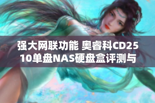 强大网联功能 奥睿科CD2510单盘NAS硬盘盒评测与应用