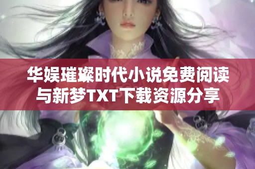 华娱璀璨时代小说免费阅读与新梦TXT下载资源分享