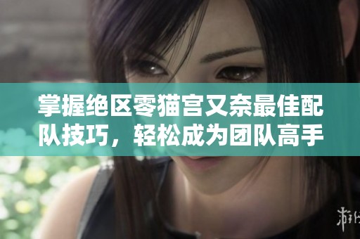 掌握绝区零猫宫又奈最佳配队技巧，轻松成为团队高手宝典