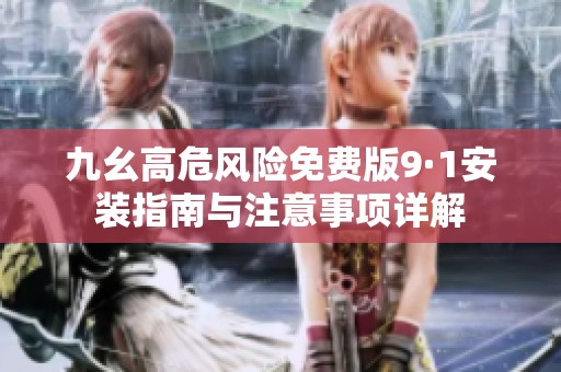 九幺高危风险免费版9·1安装指南与注意事项详解