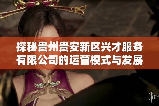 探秘贵州贵安新区兴才服务有限公司的运营模式与发展前景