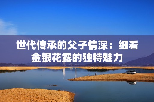 世代传承的父子情深：细看金银花露的独特魅力