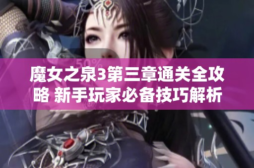 魔女之泉3第三章通关全攻略 新手玩家必备技巧解析
