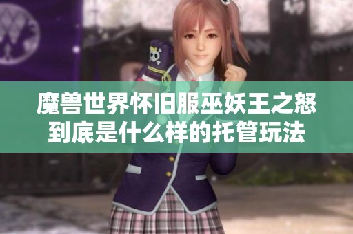 魔兽世界怀旧服巫妖王之怒到底是什么样的托管玩法