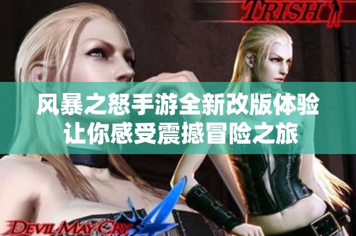 风暴之怒手游全新改版体验 让你感受震撼冒险之旅