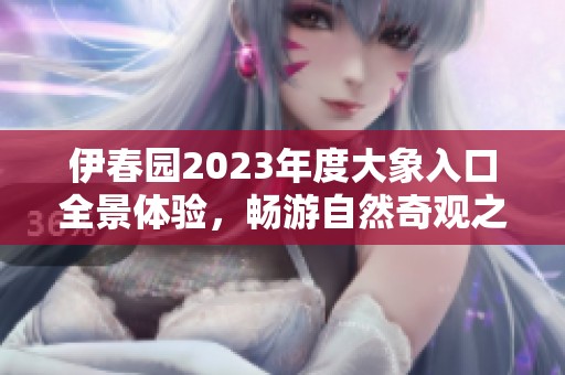 伊春园2023年度大象入口全景体验，畅游自然奇观之旅