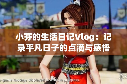 小芬的生活日记Vlog：记录平凡日子的点滴与感悟
