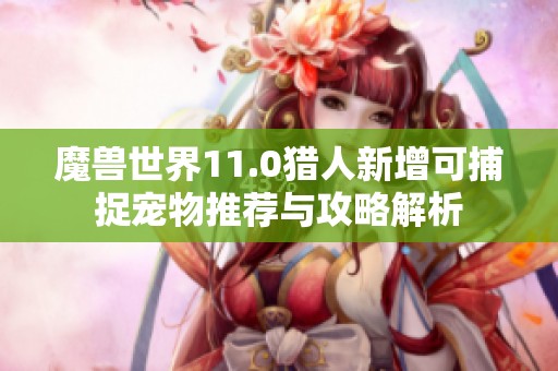 魔兽世界11.0猎人新增可捕捉宠物推荐与攻略解析