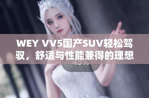 WEY VV5国产SUV轻松驾驭，舒适与性能兼得的理想选择