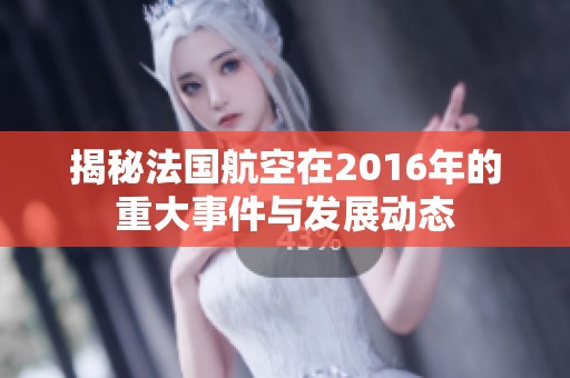揭秘法国航空在2016年的重大事件与发展动态