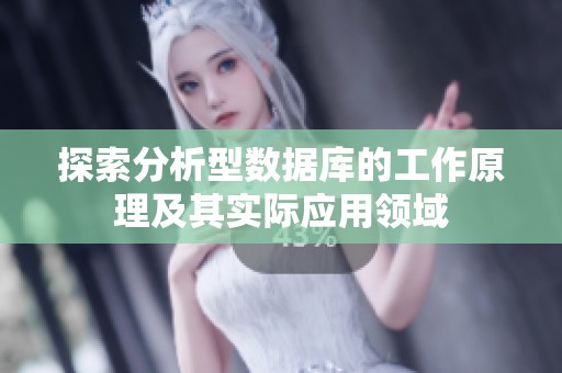 探索分析型数据库的工作原理及其实际应用领域