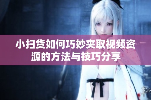 小扫货如何巧妙夹取视频资源的方法与技巧分享