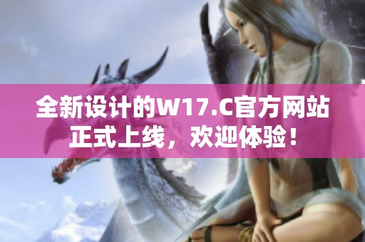 全新设计的W17.C官方网站正式上线，欢迎体验！