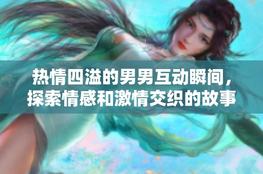 热情四溢的男男互动瞬间，探索情感和激情交织的故事