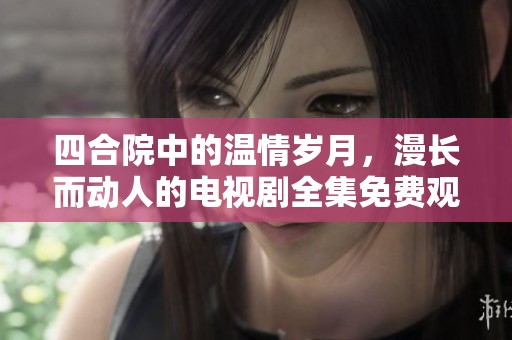 四合院中的温情岁月，漫长而动人的电视剧全集免费观看