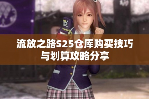 流放之路S25仓库购买技巧与划算攻略分享