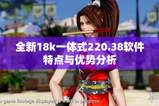 全新18k一体式220.38软件特点与优势分析