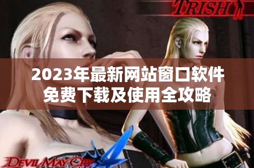 2023年最新网站窗口软件免费下载及使用全攻略