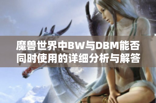 魔兽世界中BW与DBM能否同时使用的详细分析与解答