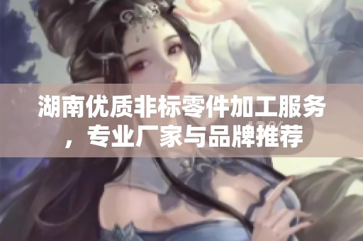 湖南优质非标零件加工服务，专业厂家与品牌推荐