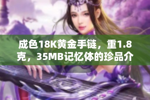 成色18K黄金手链，重1.8克，35MB记忆体的珍品介绍