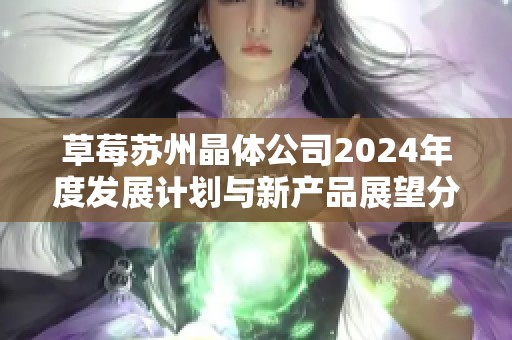 草莓苏州晶体公司2024年度发展计划与新产品展望分析