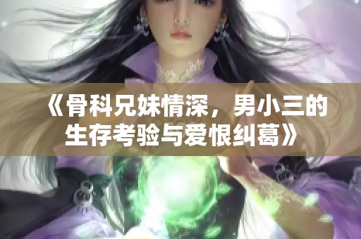 《骨科兄妹情深，男小三的生存考验与爱恨纠葛》