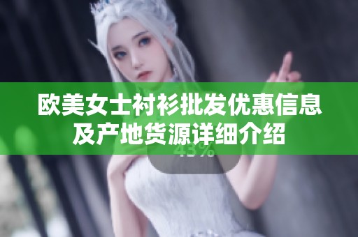 欧美女士衬衫批发优惠信息及产地货源详细介绍