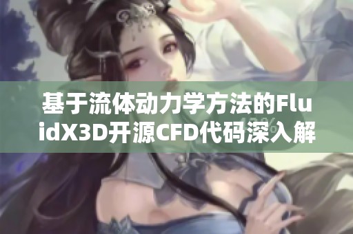 基于流体动力学方法的FluidX3D开源CFD代码深入解析与应用探讨