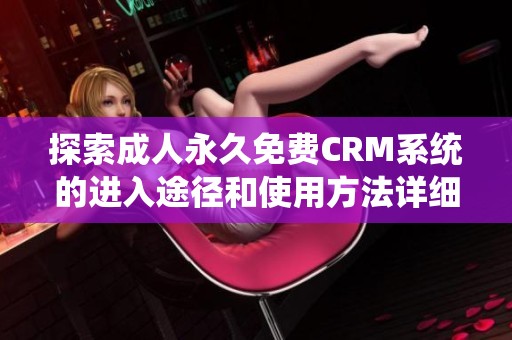 探索成人永久免费CRM系统的进入途径和使用方法详细解析