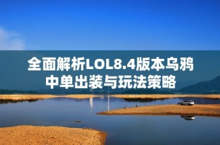 全面解析LOL8.4版本乌鸦中单出装与玩法策略