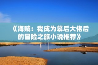 《海贼：我成为幕后大佬后的冒险之旅小说推荐》