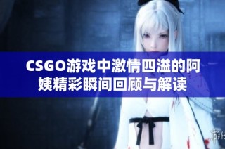 CSGO游戏中激情四溢的阿姨精彩瞬间回顾与解读