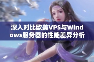 深入对比欧美VPS与Windows服务器的性能差异分析