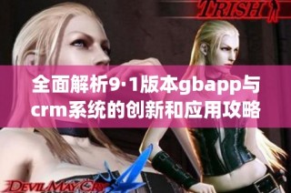 全面解析9·1版本gbapp与crm系统的创新和应用攻略