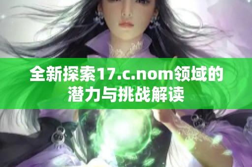 全新探索17.c.nom领域的潜力与挑战解读